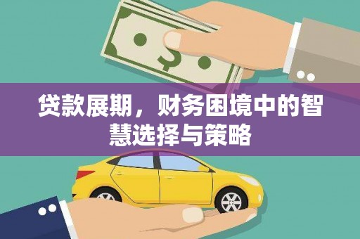 淇县贷款展期，财务困境中的智慧选择与策略