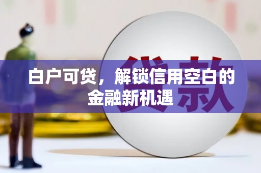 淇县白户可贷，解锁信用空白的金融新机遇
