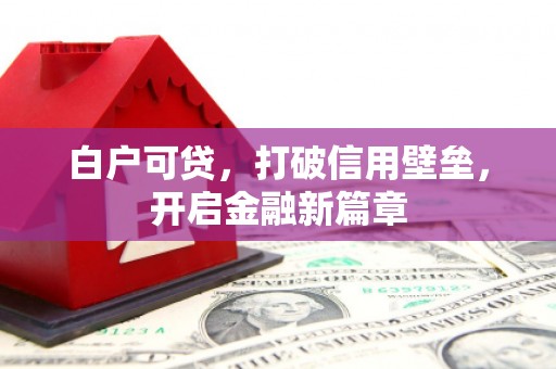 淇县白户可贷，打破信用壁垒，开启金融新篇章