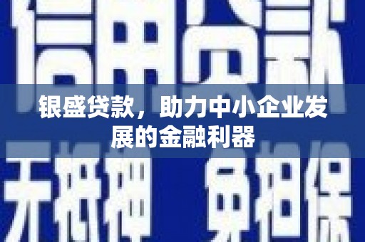 淇县银盛贷款，助力中小企业发展的金融利器