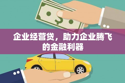 淇县企业经营贷，助力企业腾飞的金融利器