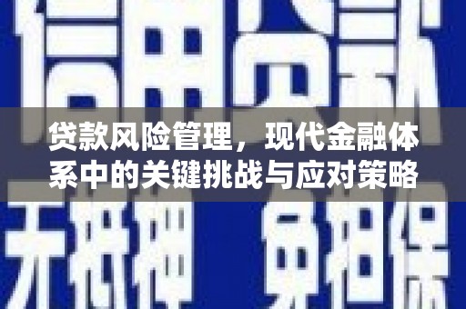 淇县贷款风险管理，现代金融体系中的关键挑战与应对策略