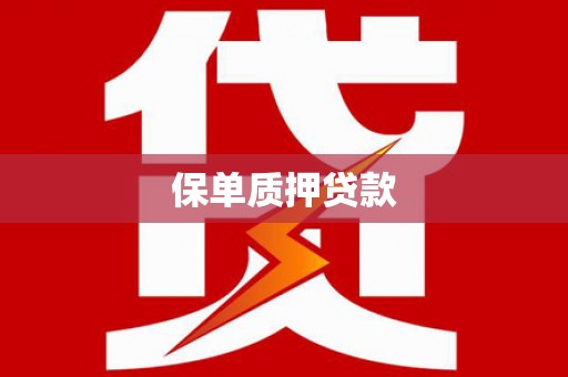 淇县保单质押贷款