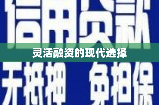 淇县灵活融资的现代选择
