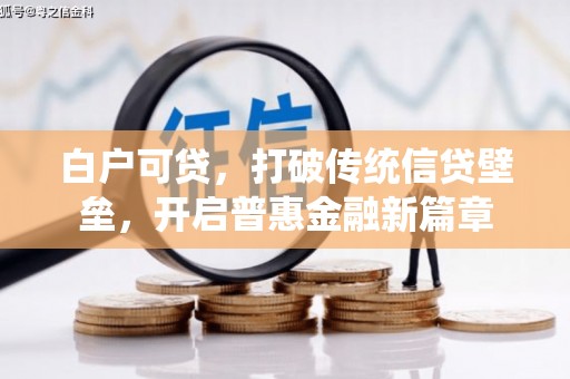 淇县白户可贷，打破传统信贷壁垒，开启普惠金融新篇章