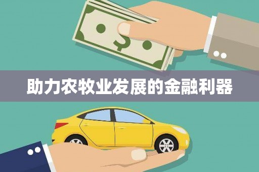 淇县助力农牧业发展的金融利器