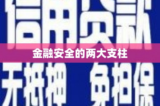 淇县金融安全的两大支柱