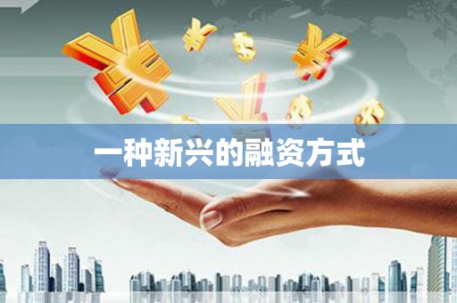淇县一种新兴的融资方式